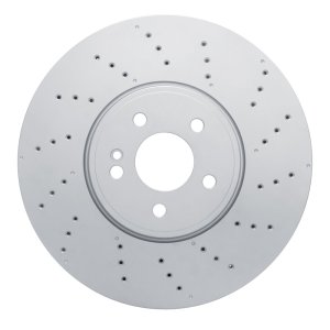 Mercedes-Benz GLB35 AMG Brake Rotor (1) - Front - R1 Concepts - GeoSPEC Coated Rotor - Drilled - `20-`25